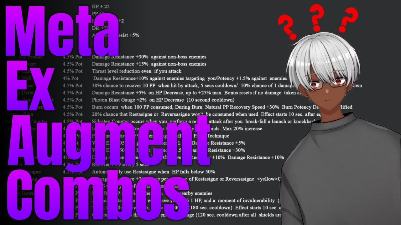 Meta and Useful EX Augment Combos | PSO2NGS
