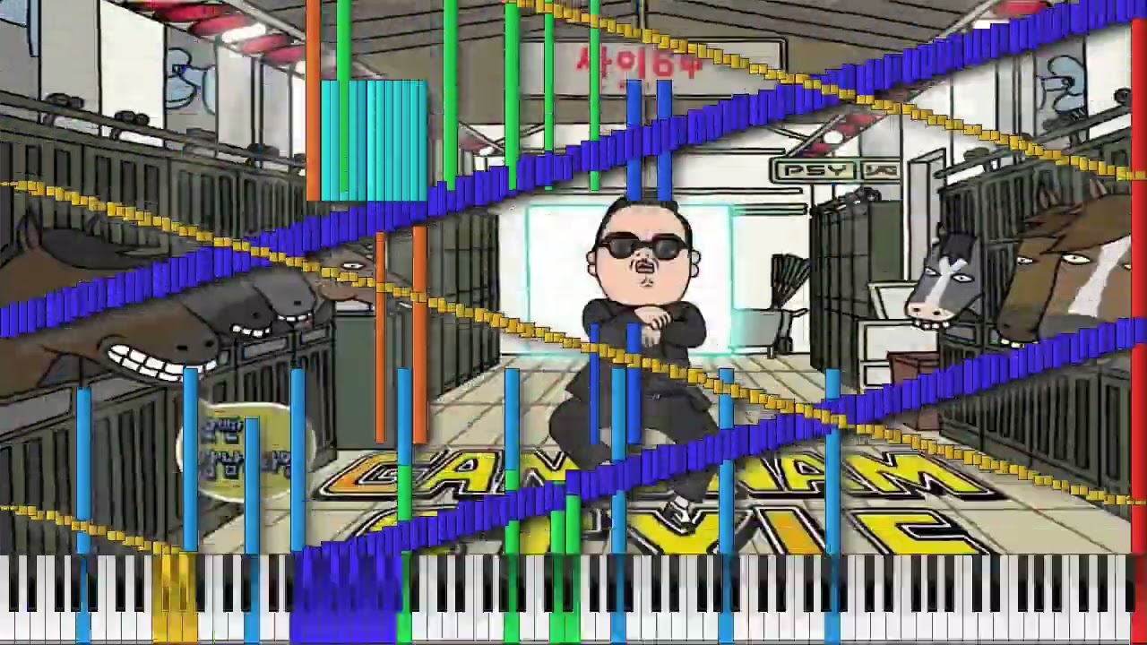 Black MIDI PSY Gangnam Style