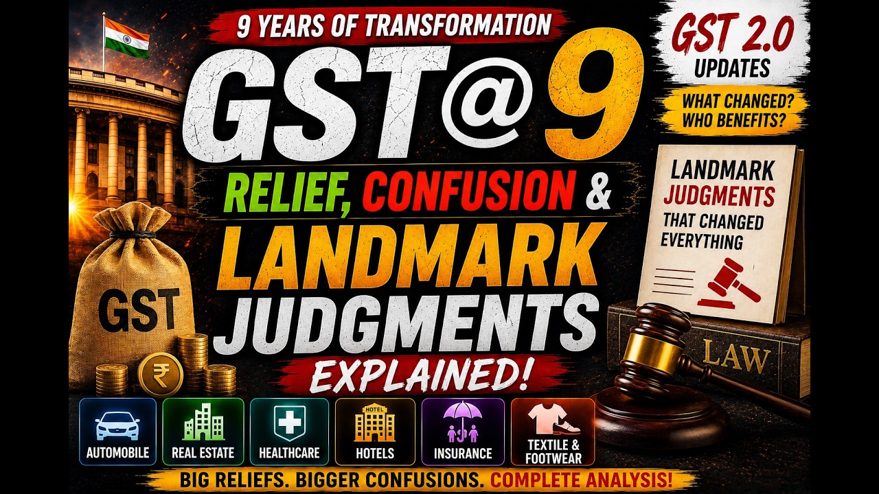 GST @ 9: India's Biggest Tax Experiment&mdash;Success or Failure? GST 2.0: Relief or Headache 4 Millions!