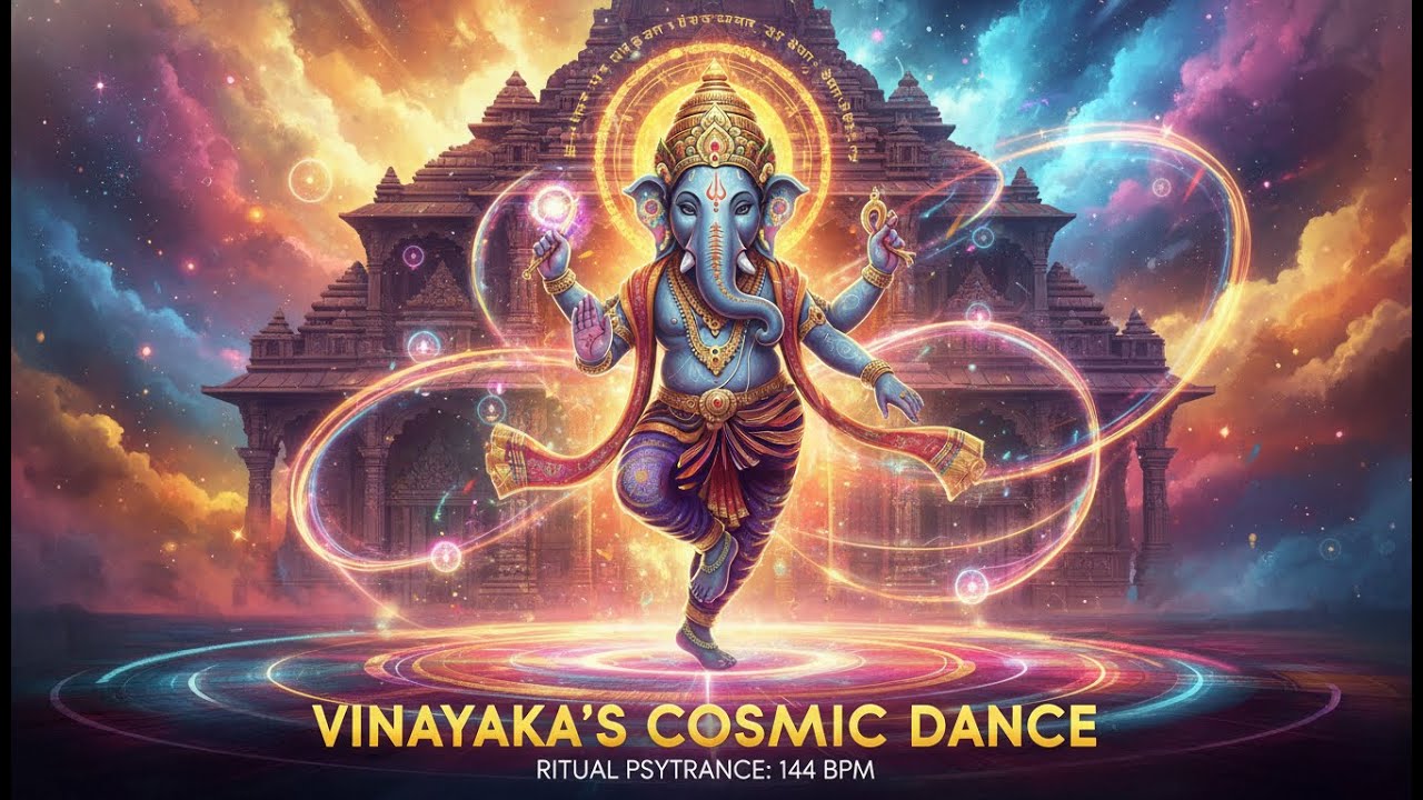 Ganapathi Psytrance 🕉️ | Indian Ritual Psy 144 BPM | Om Gan Ganapataye Namah