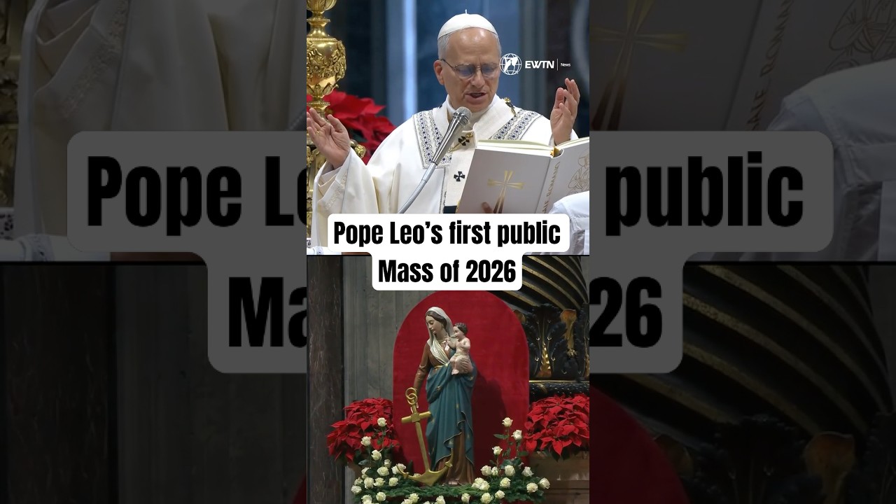 Pope Leo XIV celebrates his First Public Mass of 2026 on the Solemnity of Mary, Mother of God