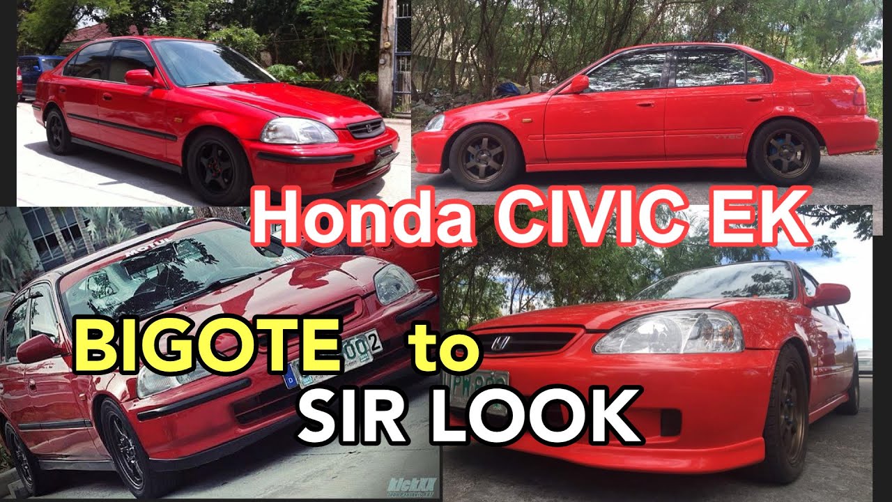 Convert Honda Civic EK Bigote to SIR look