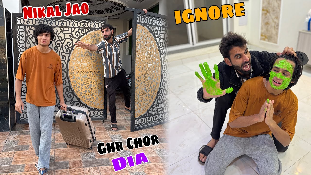 ignoring prank on javed 😆 Ghr Sy Nikal Dia 💔