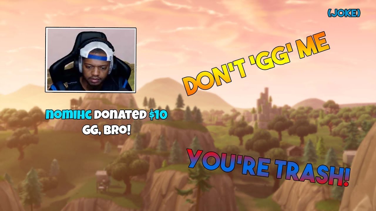 KINGRICHARD GETS MAD AT DONATION! *JOKE* - Fortnite Funny/Epic Moments
