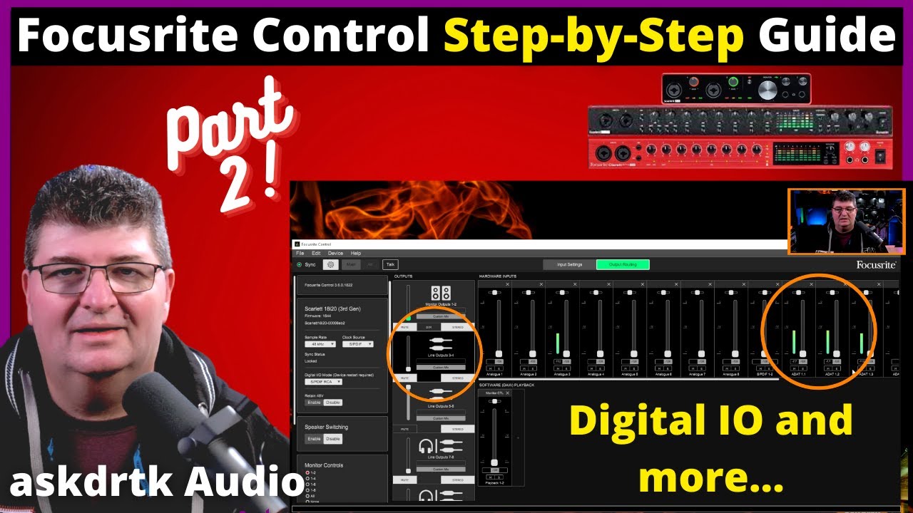 Focusrite Control Step-by-Step Setup Guide - ADAT, SPDIF, & iPad Control