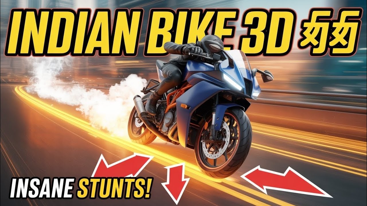 Indian Bike 3D Invisible Rider Gameplay !! 