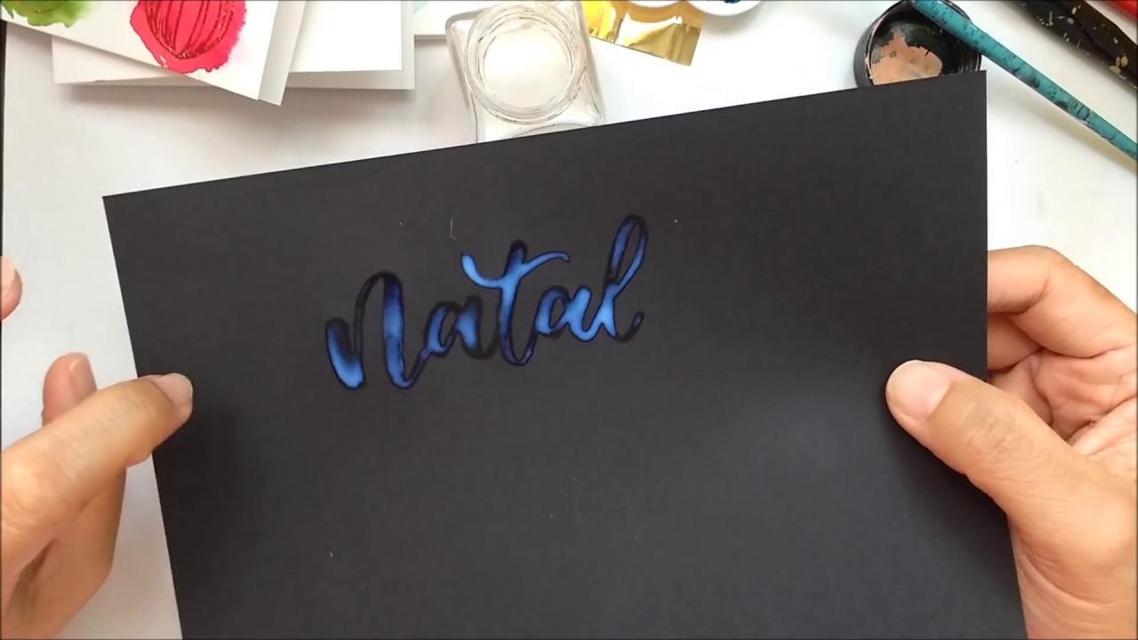 Como fazer um Lettering com foil sem plastificadora