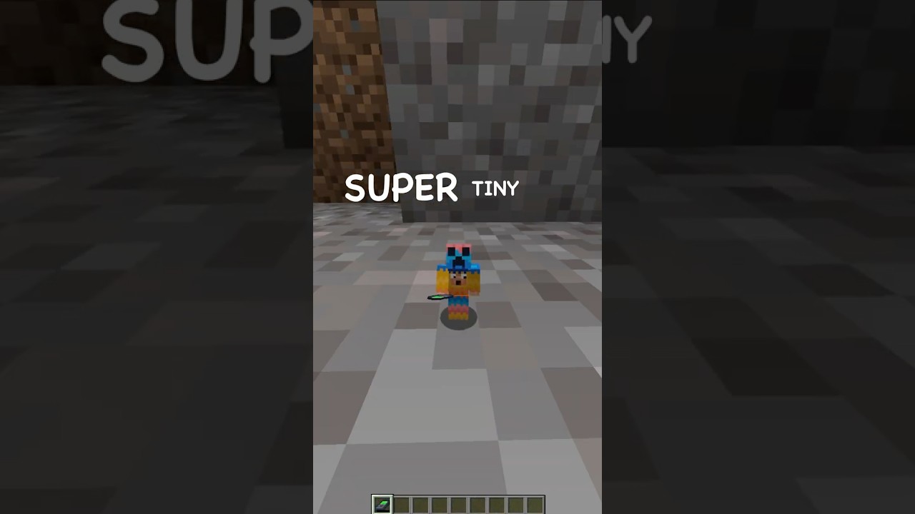 Minecraft, но я крошечный...