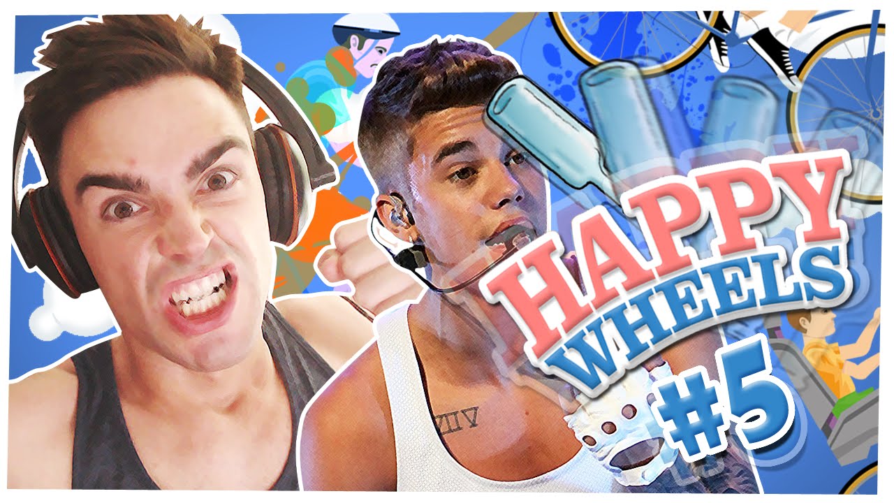 ZWALIC JUSTINA BIEBERA?! - Happy Wheels #5