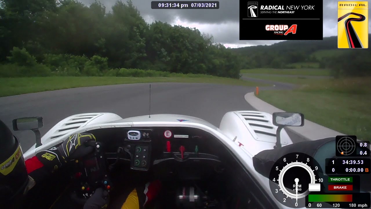 Jonathan Scarallo - Group-A Racing - Radical SR3XX 1500 - Pineview Run Track Record 1:05.7