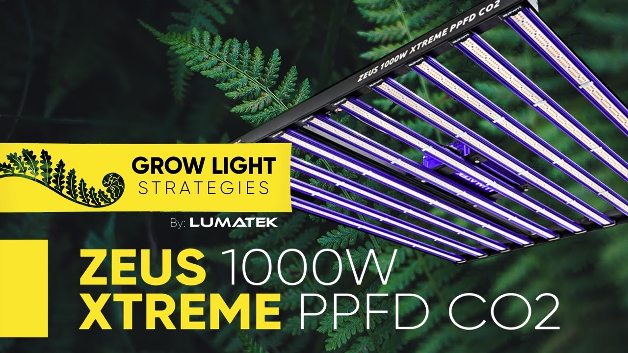 LUMATEK EU | LED GROW LIGHT STRATEGIES - ZEUS 1000W Xtreme PPFD CO2