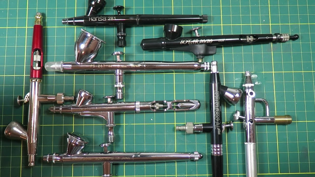 Escolhendo um aerógrafo com bico 0,2 mm [Entendendo o aerógrafo]
