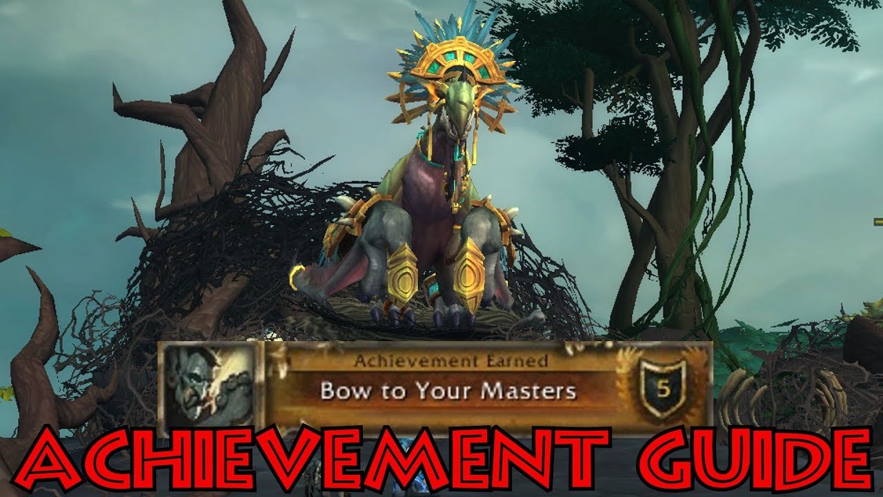 WoW BfA - Bow To Your Masters - Achievement Guide