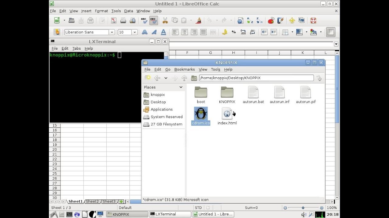 Live Linux Demonstration