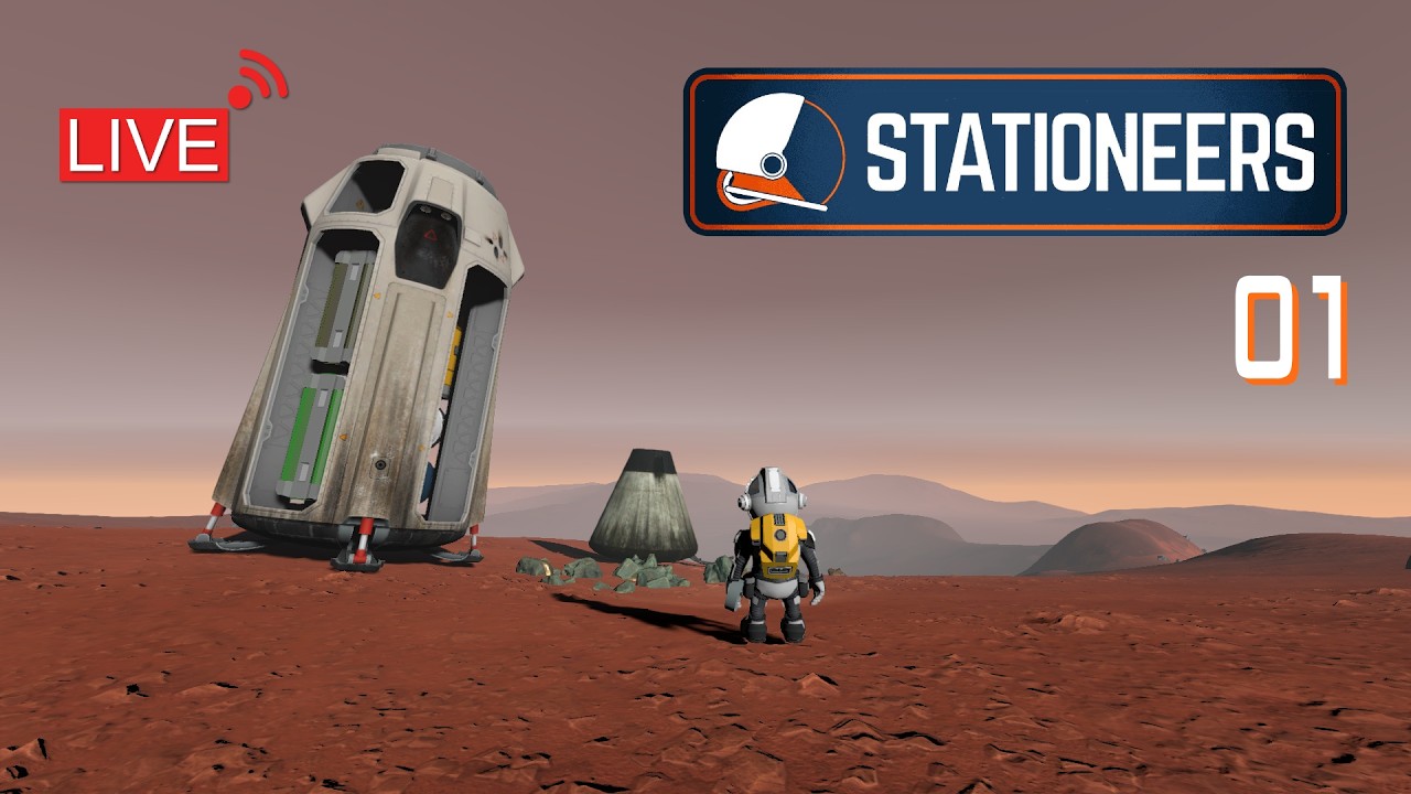 Surviving Mars | STATIONEERS Live Stream