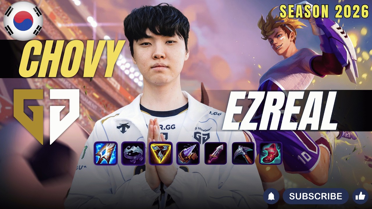 GEN Chovy EZREAL vs KAI'SA ADC - Patch 26.5 KR Ranked | lolrec
