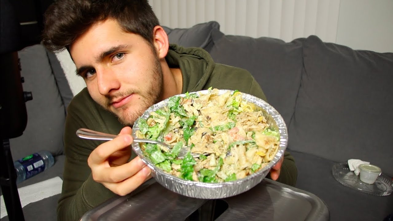 ASMR Costa Vida Mukbang (Crunchy Salad Eating, Male Whisper Ramble)