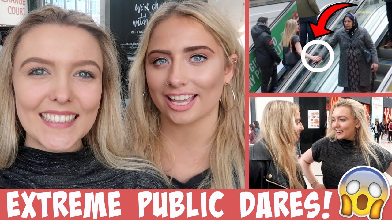 EXTREME PUBLIC DARES! ft. SAFFRON BARKER! *EMBARRASSING!*