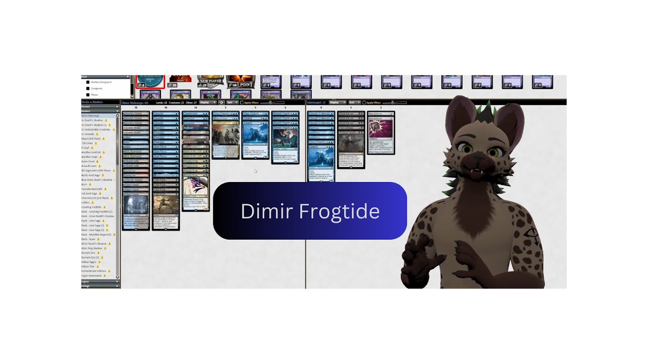 A Song of Frogs and Dragons. Dimir Frogtide!