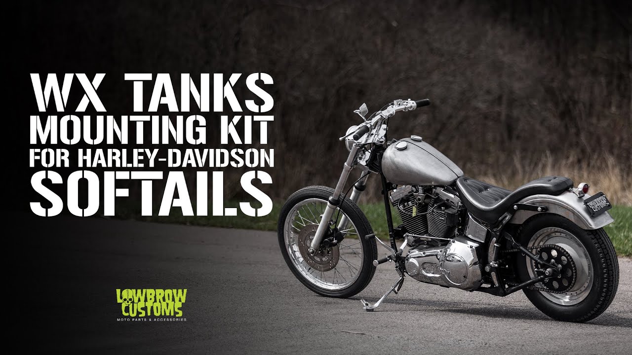 How To Install A Mounting Kit for WX Gas Tanks On A 1985-1999 Harley-Davidson Evo Softail