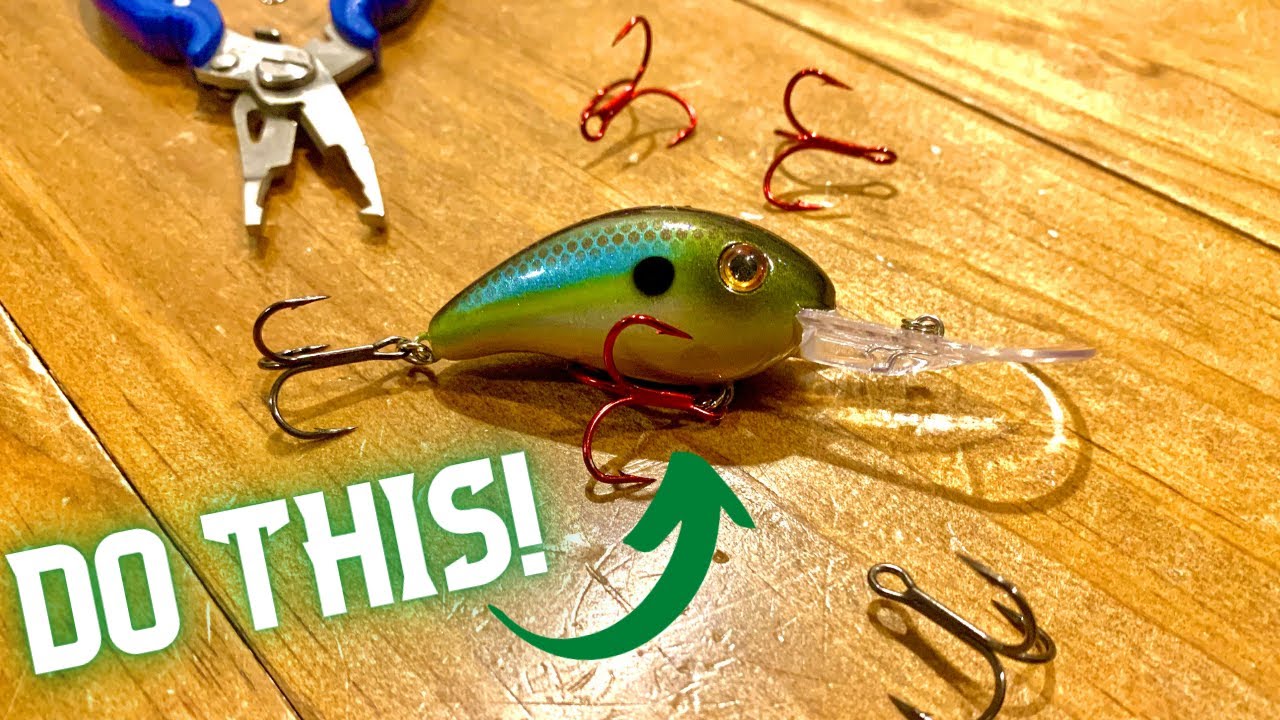 You NEED TO DO THIS! | Swapping Treble Hooks On Lures (When, Why and HOW)