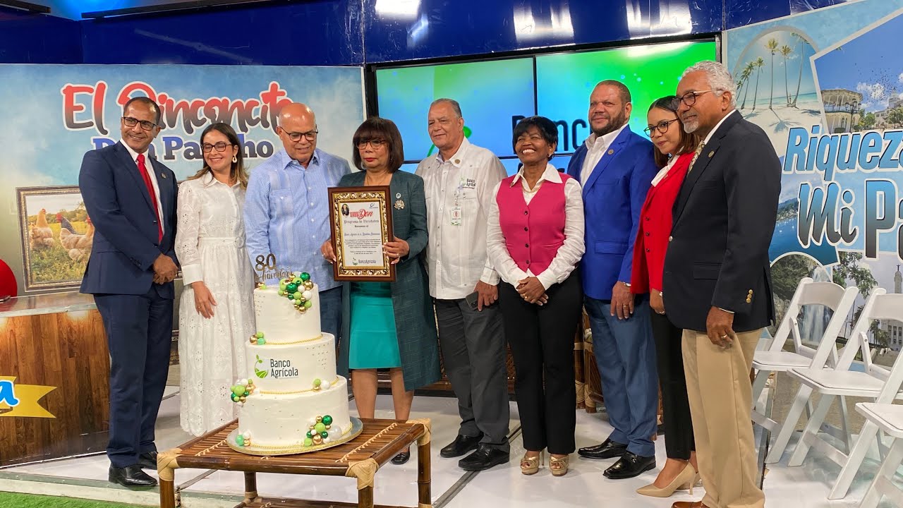 Banco Agrícola de la Rep. Dom. / Celebra 80 anoversarios en grande.
