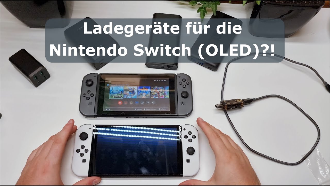 Ladegeräte für die Nintendo Switch (OLED) Was gilt es zu beachten?