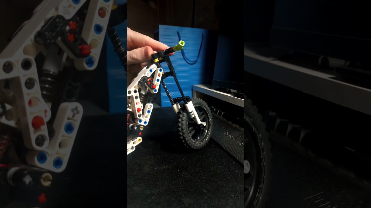 suspension test LEGO karpiel apocalypse #lego #mtb #legotechnic #ebike #downhill #bicycle