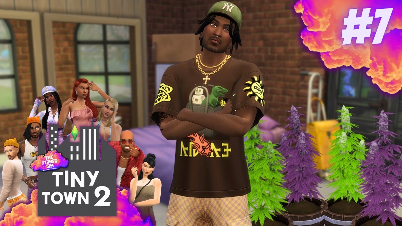 Gardening Dealer Gets the Town Lit | The Sims 4 | Tiny Town 2 Challenge | Ep 7