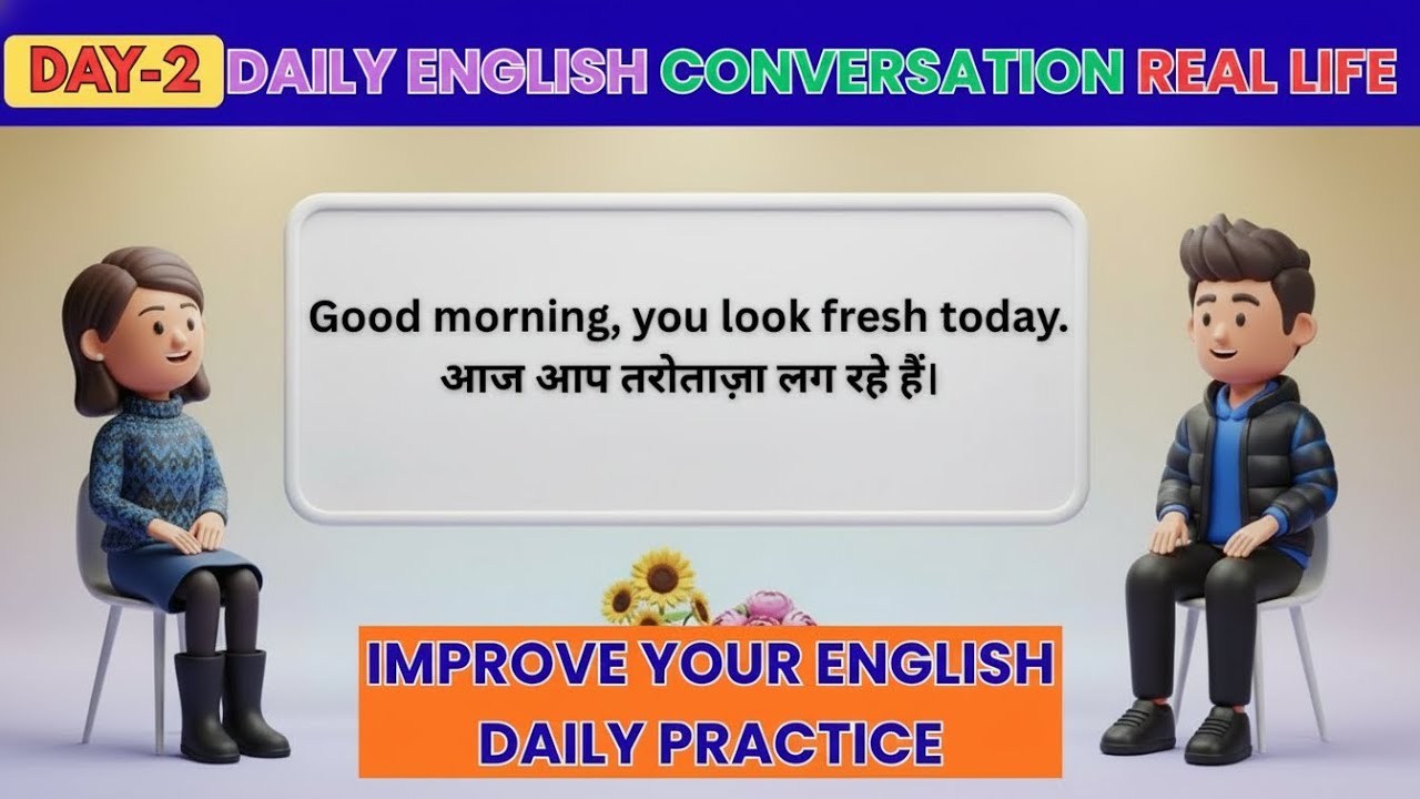 Daily English Conversation – Day 2 | Real Life English Practice