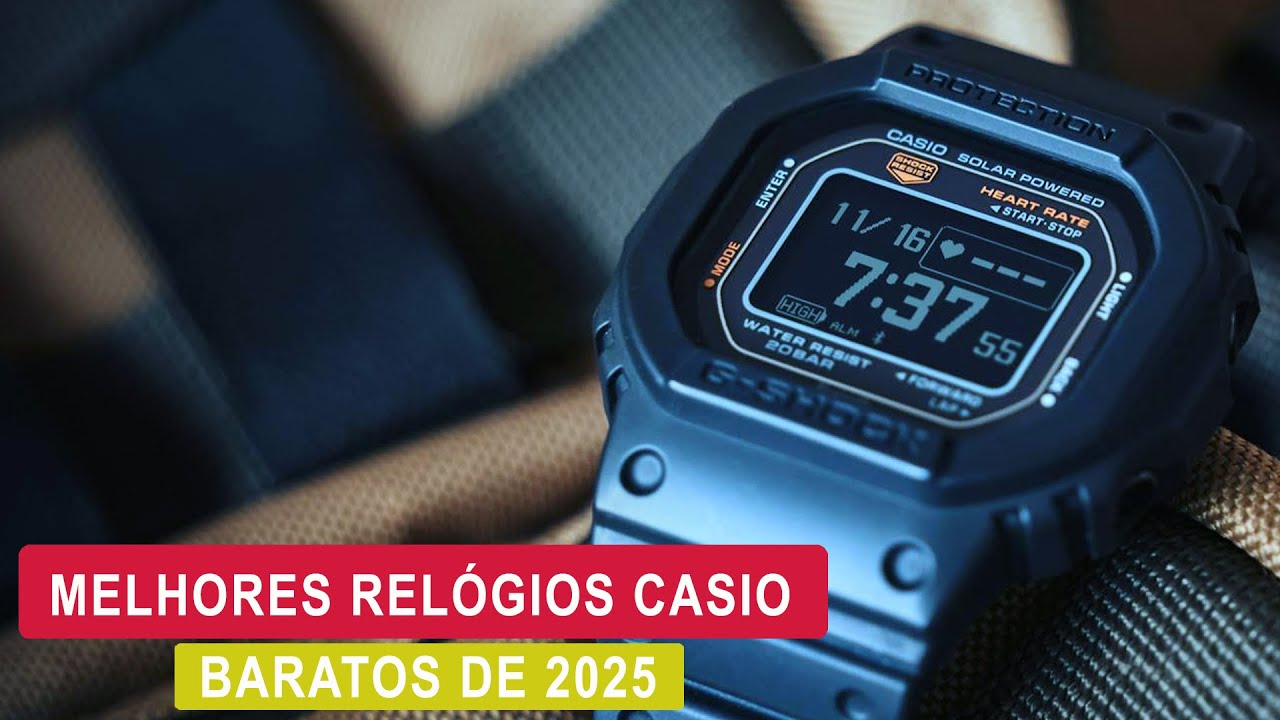 5 Melhores Relógios Casio Baratos Masculino em 2025