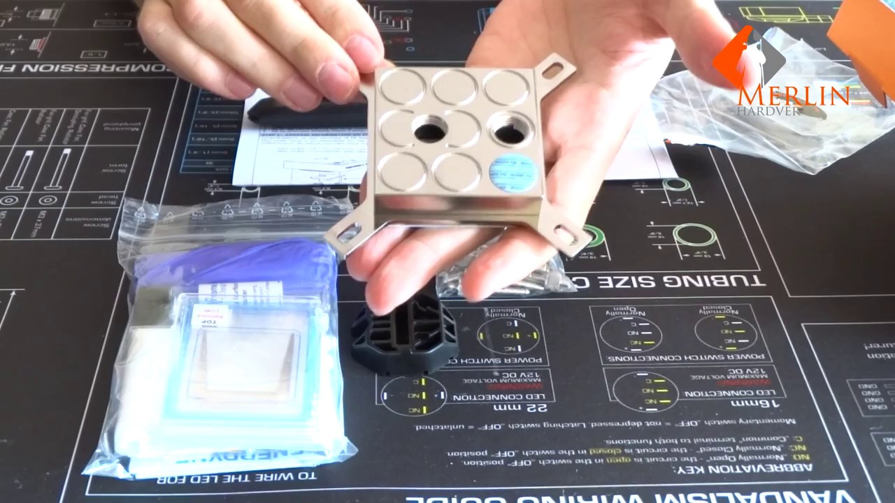EK Water Blocks EK-Supremacy EVO Elite Edition unboxing