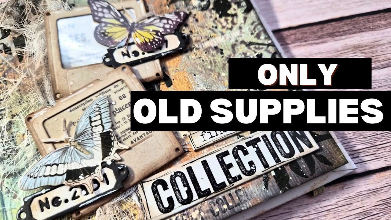 Old Supplies, New Life: No-Plan Art Journaling