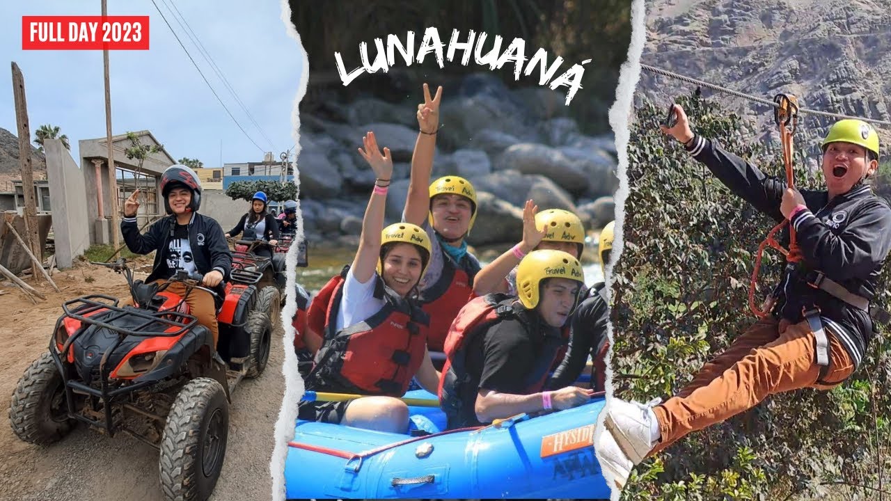 LUNAHUANÁ 2024: Canotaje, canopy, cuatrimotos, bodegas de vinos y MÁS 🤯 🌊