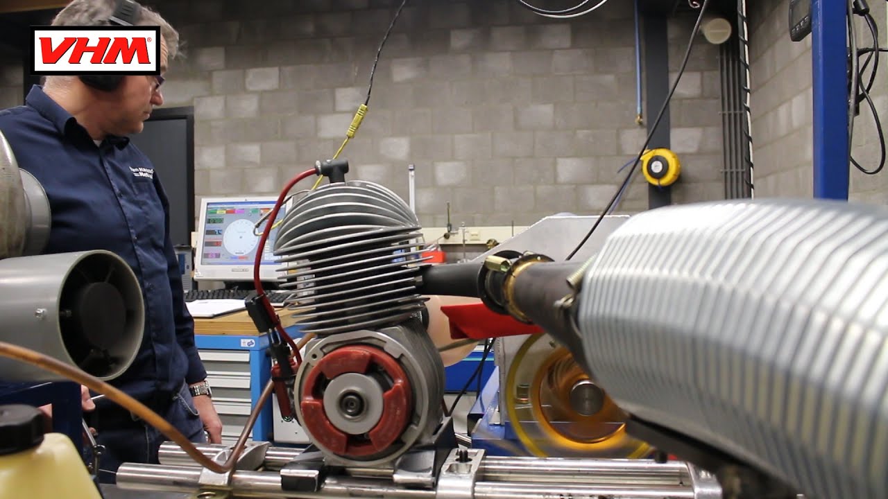 Historic kart engines Parilla & DAP from the 70's and 80's on VHM dyno