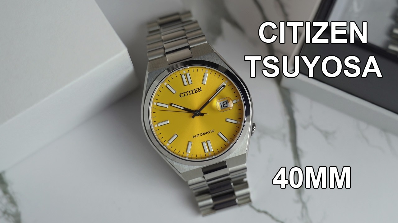 Полный обзор часов Citizen Tsuyosa Yellow NJ0150-56Z