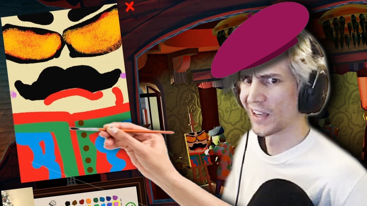 PICASSO REBORN! | xQc Plays Passpartout: The Starving Artist | xQcOW