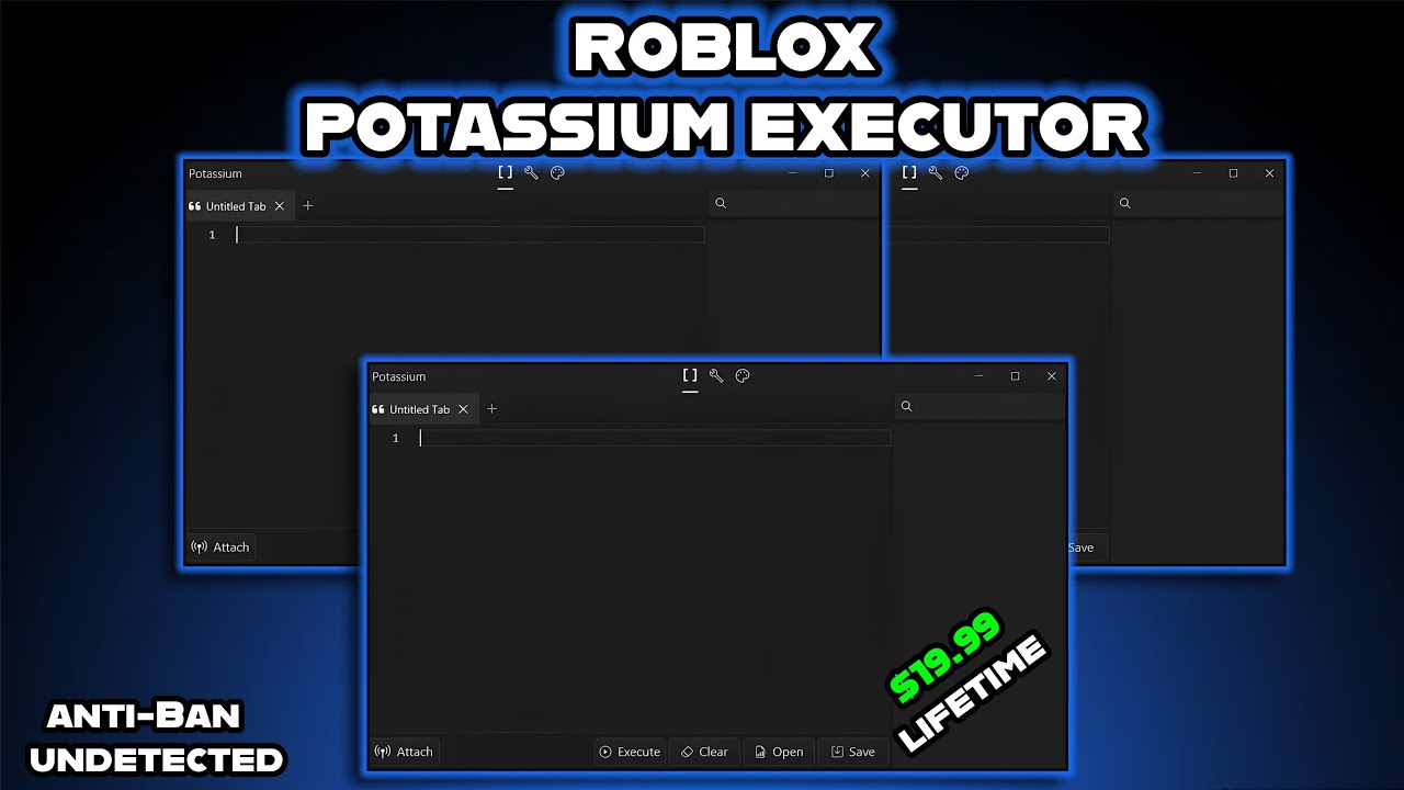 *UNDETECTED* Potassium Roblox Executor 99% sUNC (LIFETIME)