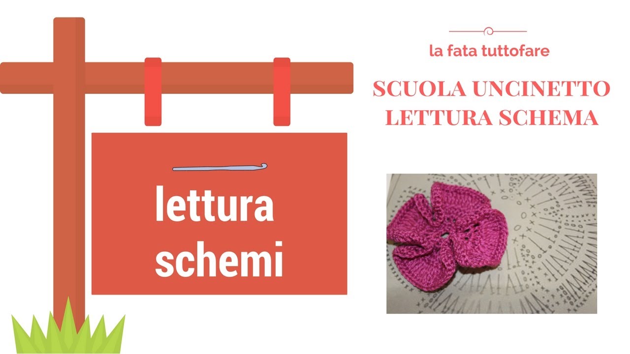 Scuola uncinetto: come leggere uno schema***lafatatuttofare***