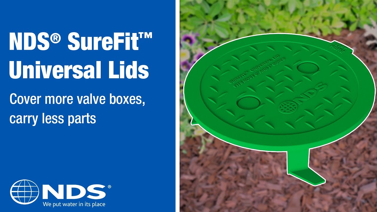 NEW - Universal Valve Box Lids. Cover More Boxes, Carry Less Parts.