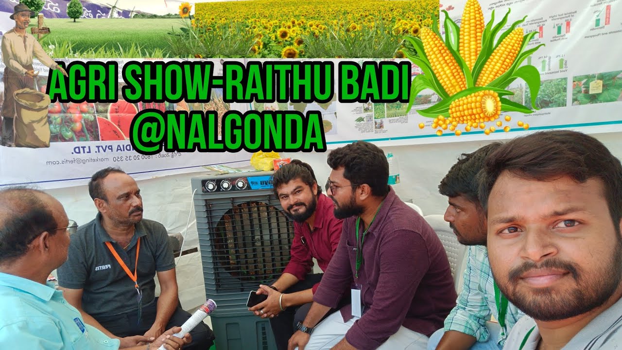 AGRI SHOW NALGONDA @RythuBadi@rtvnalgonda @NalgondaTeluguTech  @auagriorganics @SBHORTi