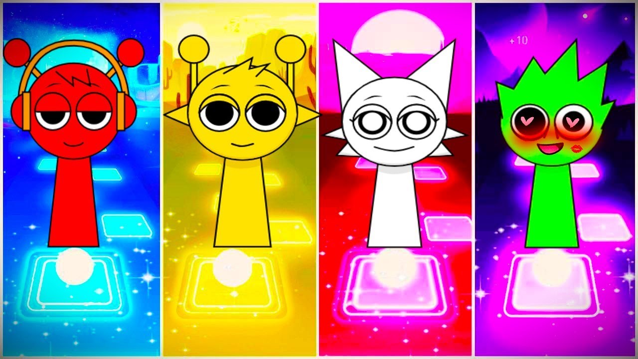 Incredibox Sprunki in TILES HOP EDM RUSH