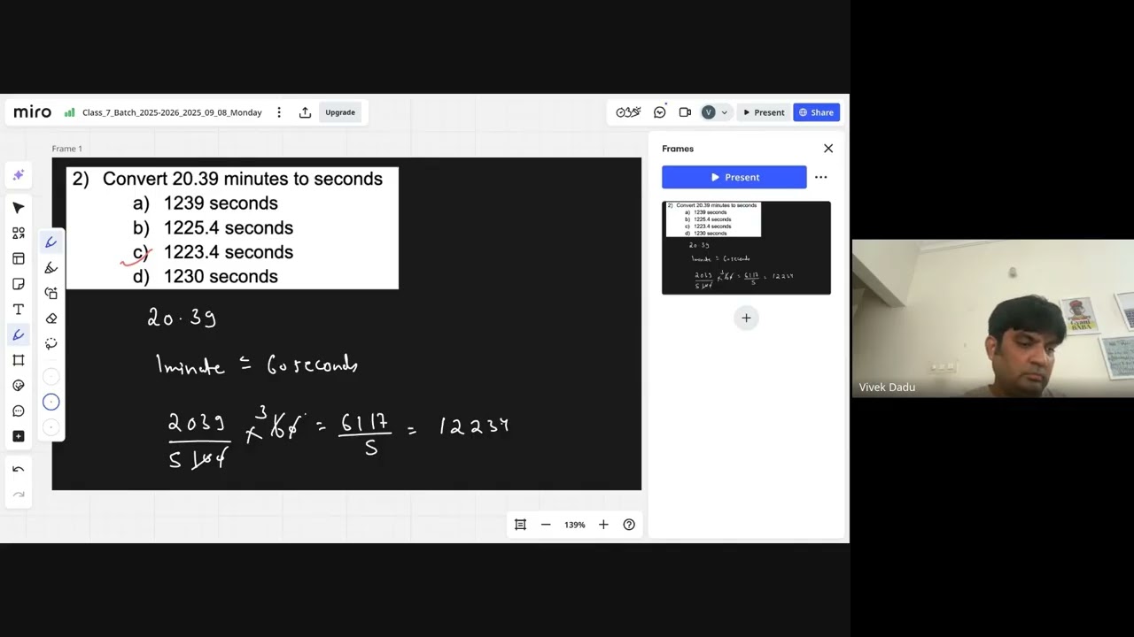Class 7 2025-2026: Physics: Class 57: Unit Conversions