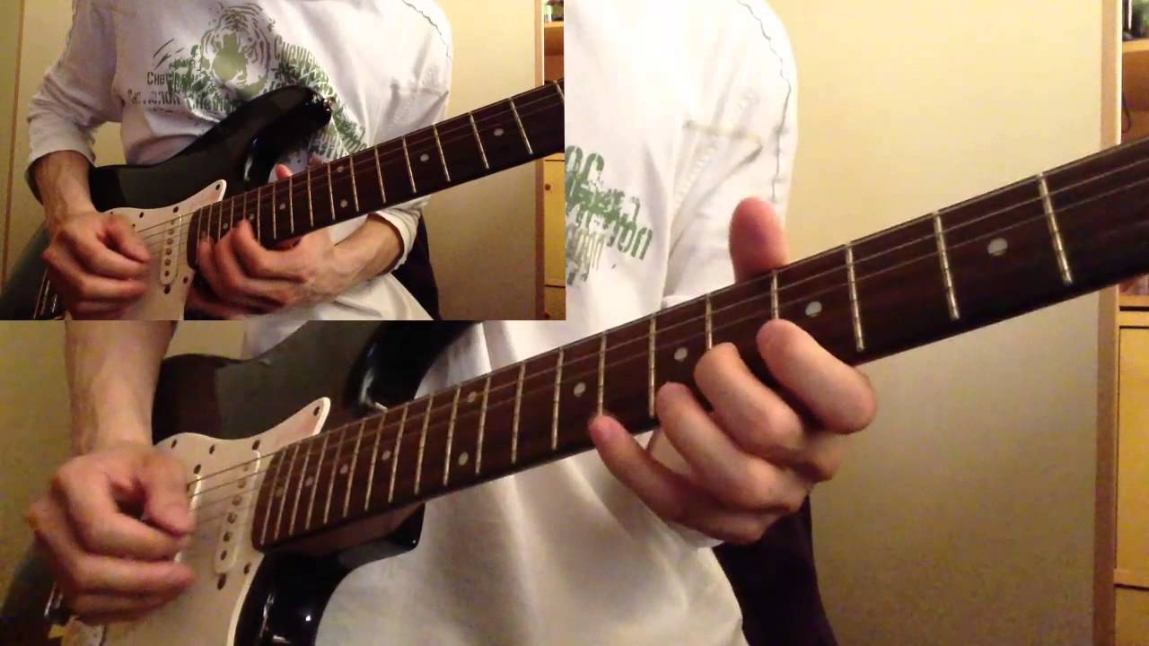 Royz - 蒼蓮花 Guitar solo cover (杙凪パート & 和稀パート)