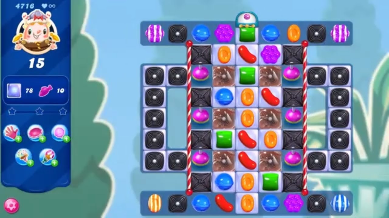 Candy Crush Saga LEVEL 4716 NO BOOSTERS (new version)🔄✅