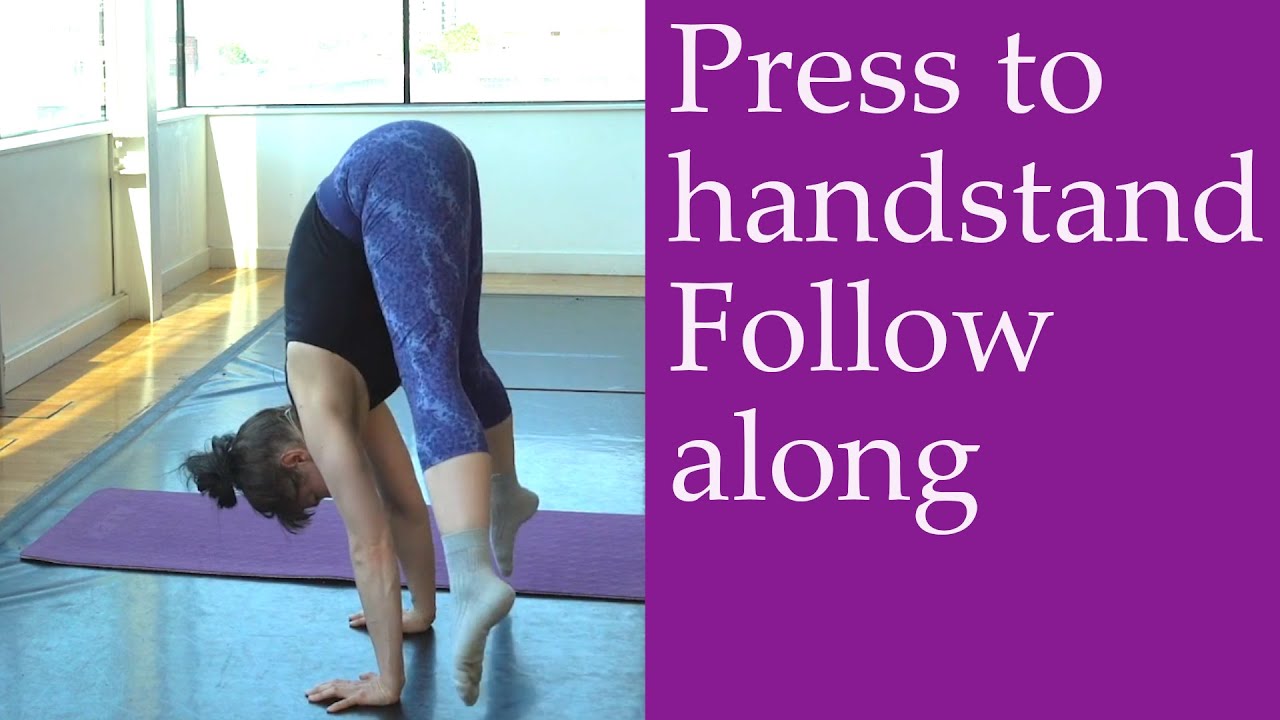 Press to handstand follow along