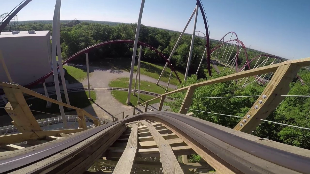 Mystic Timbers Roller Coaster - Kings Island POV