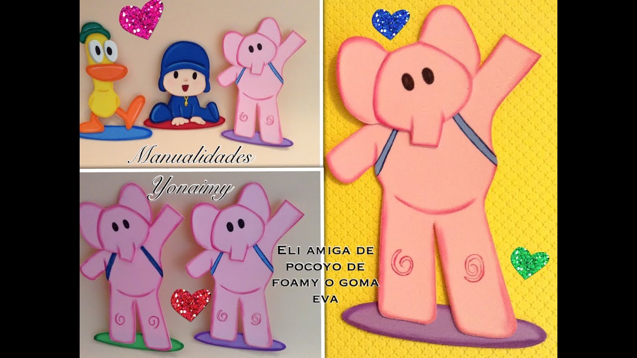 ELI  HECHA EN FOAMY O GOMA EVA.