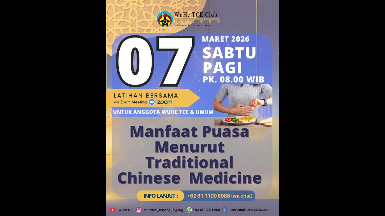 Manfaat Puasa Menurut Traditional Chinese Medicine.