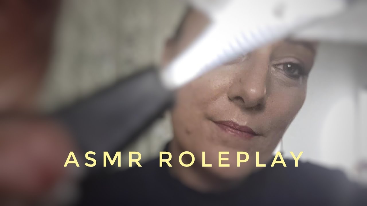 ASMR Roleplay:Sređivanje brade/šapat,zvuci makaza i ostali slični zvuci/personal attention/